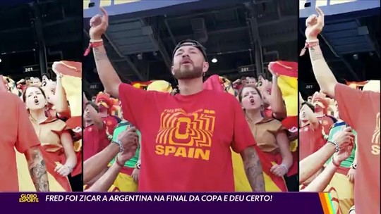 Fred foi zicar a Argentina - Programa: Globo Esporte SP 