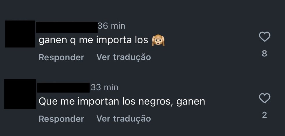 Torcedor do Unión faz ofensa racista antes de jogo contra o Cruzeiro — Foto: Reprodução