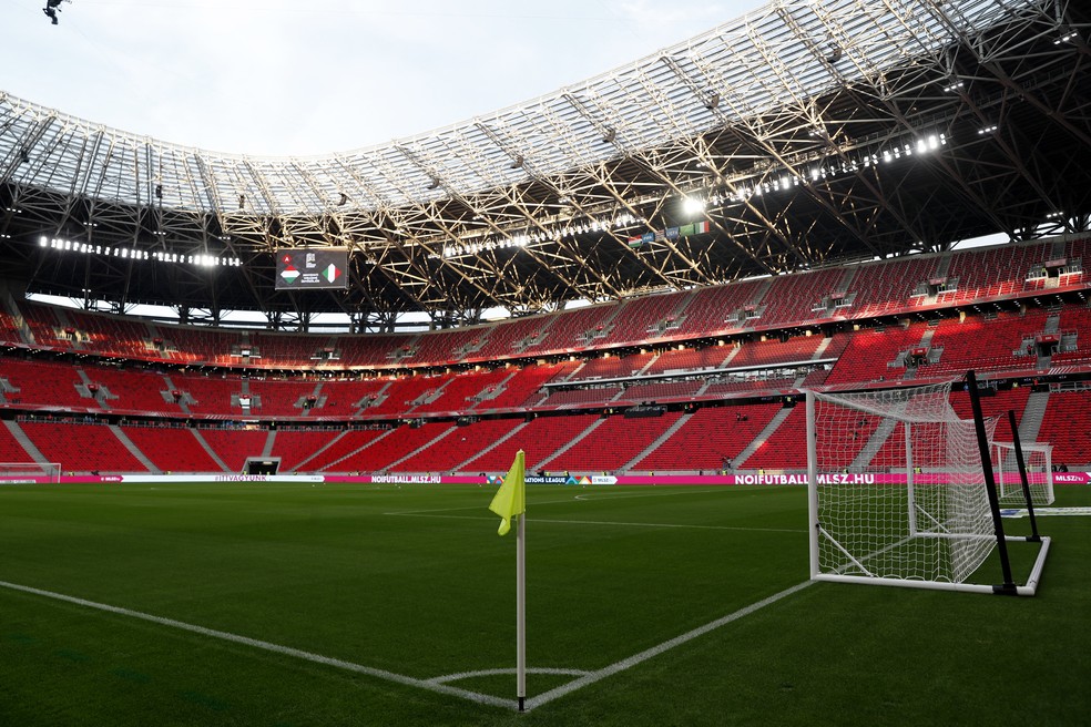 Puskás Arena — Foto: REUTERS/Bernadett Szabo