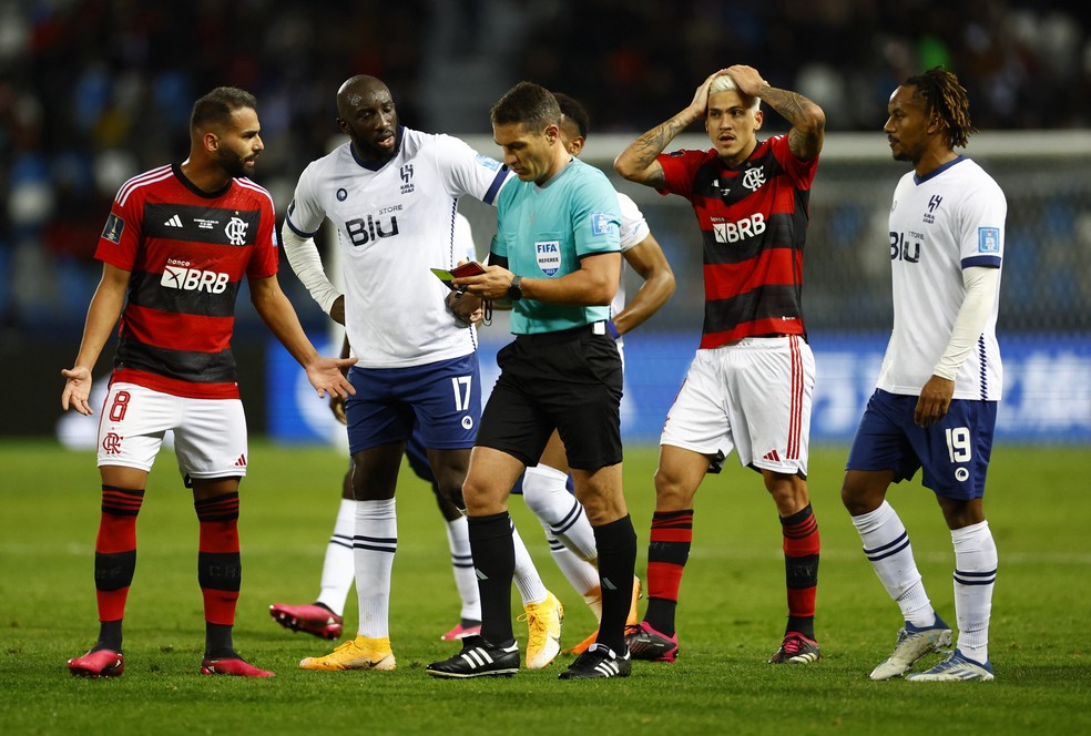 Flamengo perdeu para o Al-Hilal na semifinal do Mundial — Foto: REUTERS/Andrew Boyers