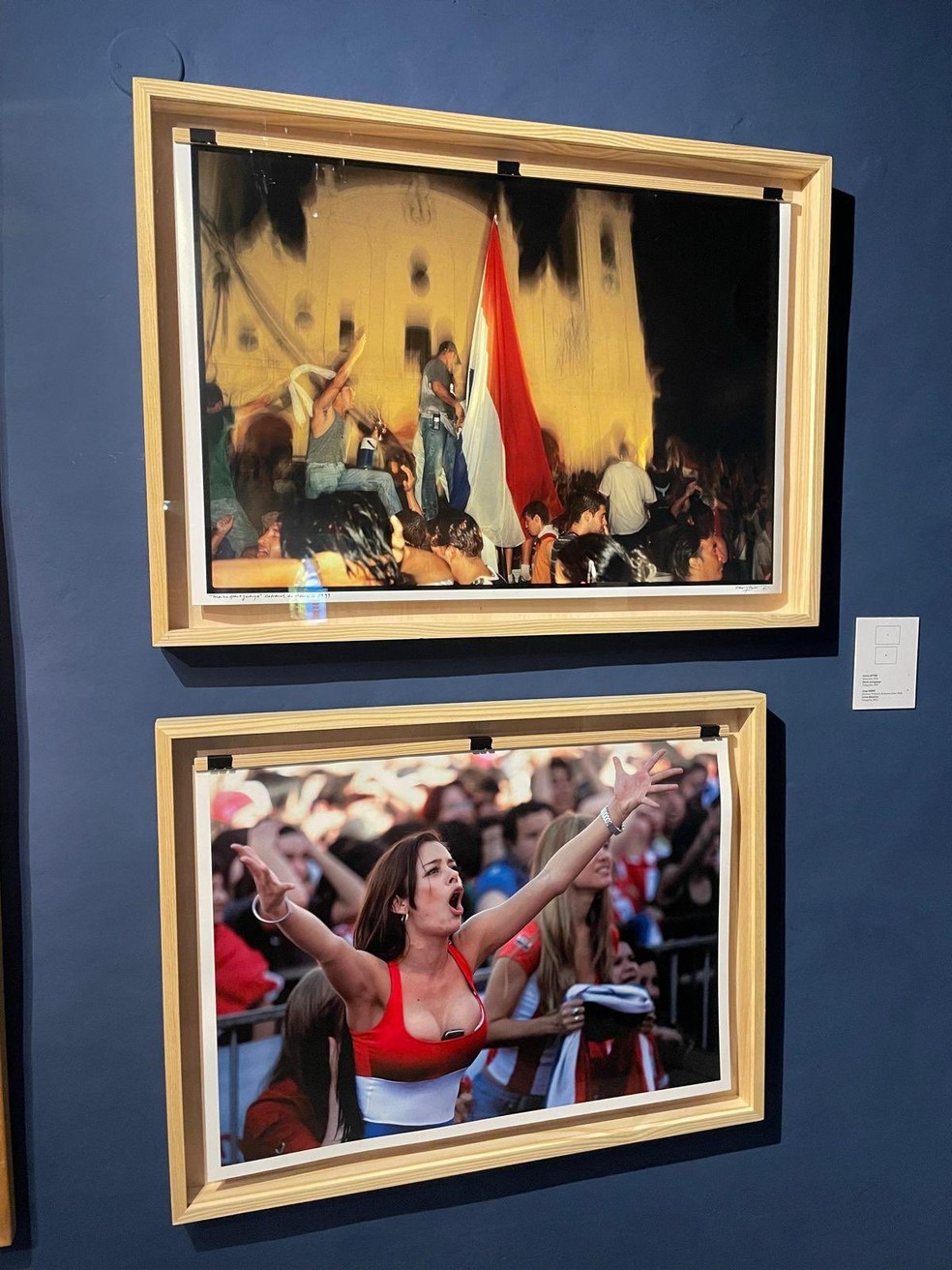 Foto de Larissa Riquelme exposta do Museu del Barro, em Assunção, no Paraguai — Foto: Museu del Barro