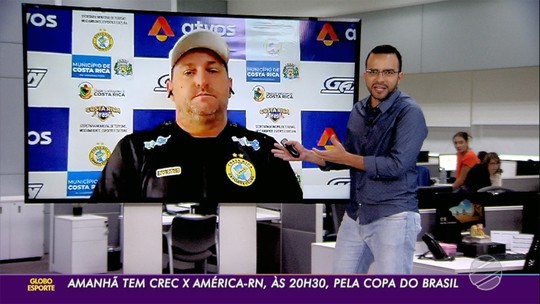 Veja entrevista com o técnico do Costa Rica, Rodrigo Cascca - Programa: Globo Esporte MS 