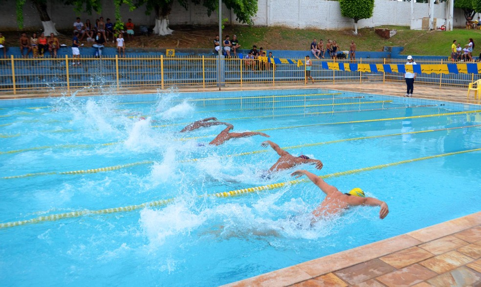 Com quatro clubes e 32 provas, 2ª etapa do Acreano de Natação ocorre neste sábado — Foto: Nathacha Albuquerque