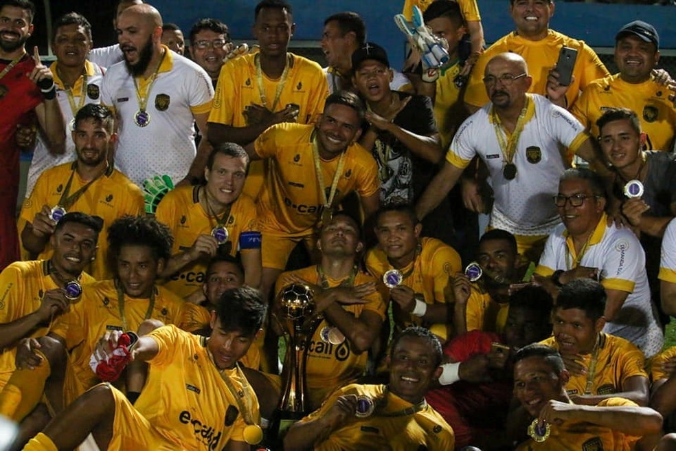 Amazonas campe&atilde;o da S&eacute;rie B do Amazonense 2019. &mdash; Foto: Divulga&ccedil;&atilde;o