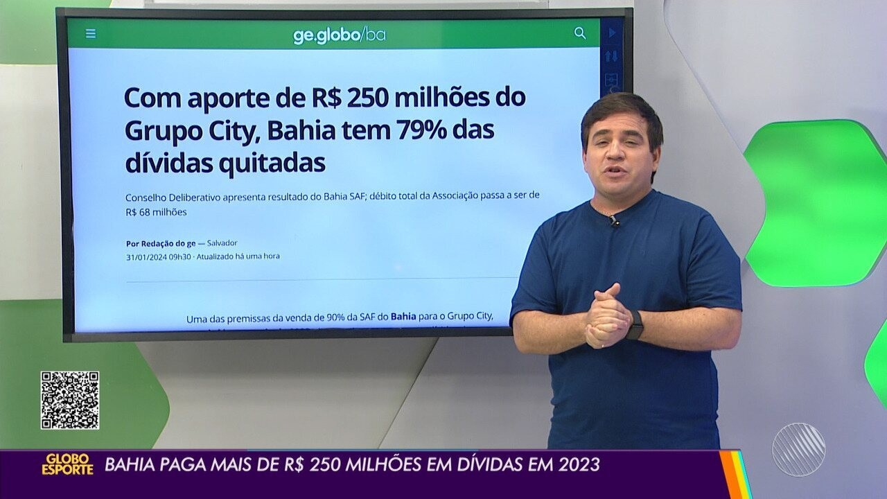 Balanço financeiro do Bahia SAF 2025: despesa maior, e prejuízo menor | Ge