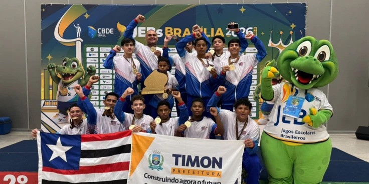 Maranhão conquista ouro no handebol masculino dos Jogos Escolares Brasileiros