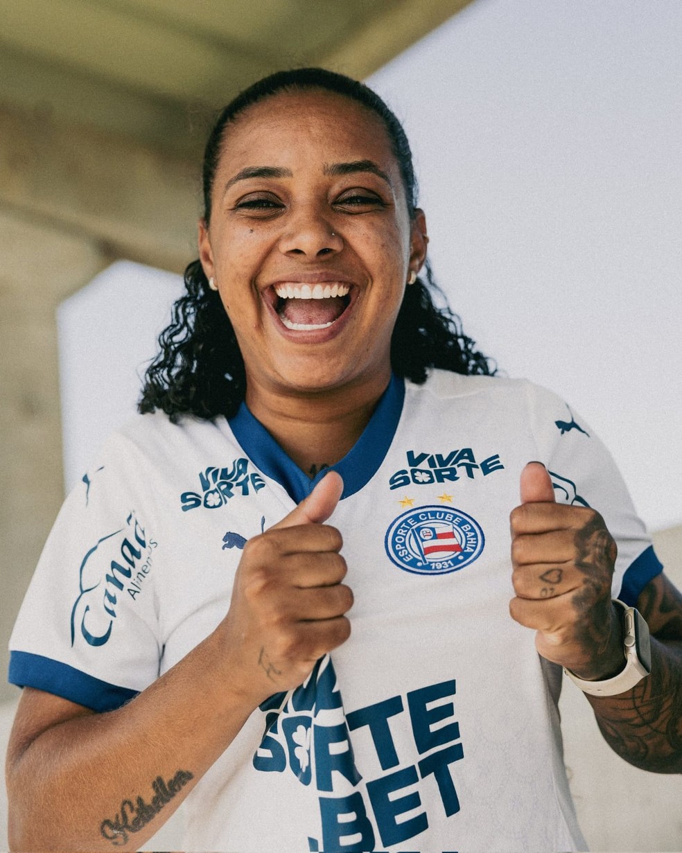 Taty Sena reforça o Bahia — Foto: EC Bahia / Divulgação