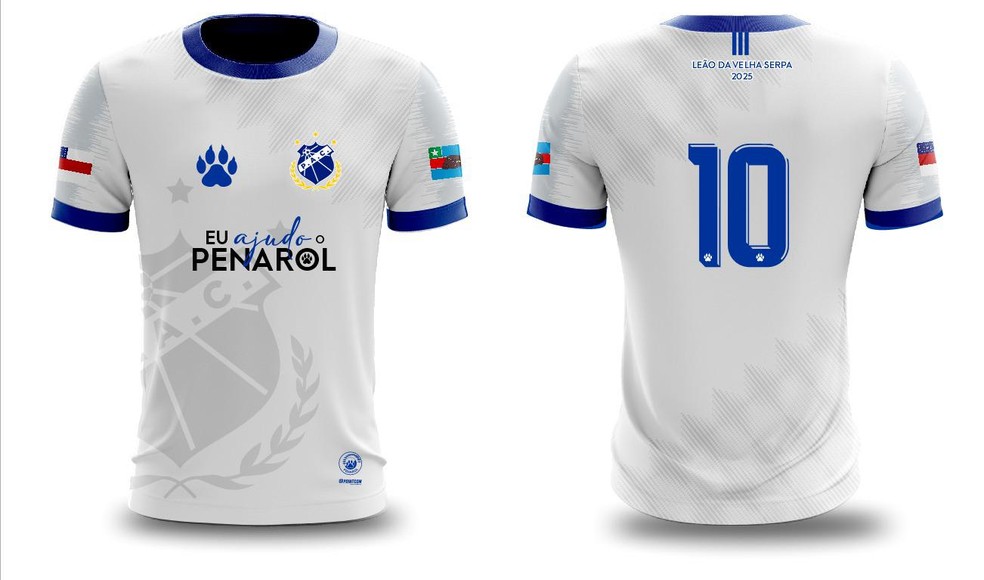 Uniforme novo do Penarol — Foto: Divulgação