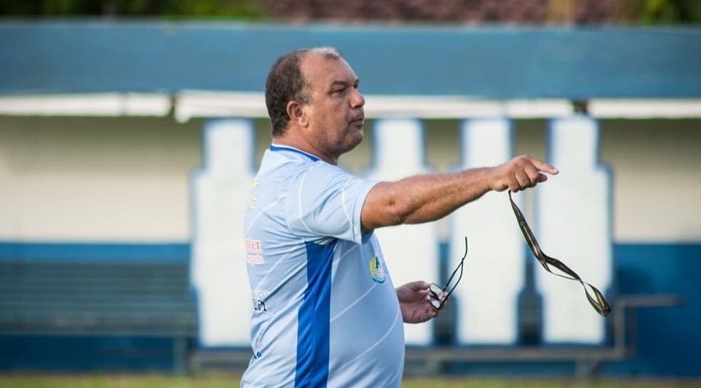 Mauro Merino durante treino no Aquidauanense, em 2020. — Foto: Aquidauanense FC