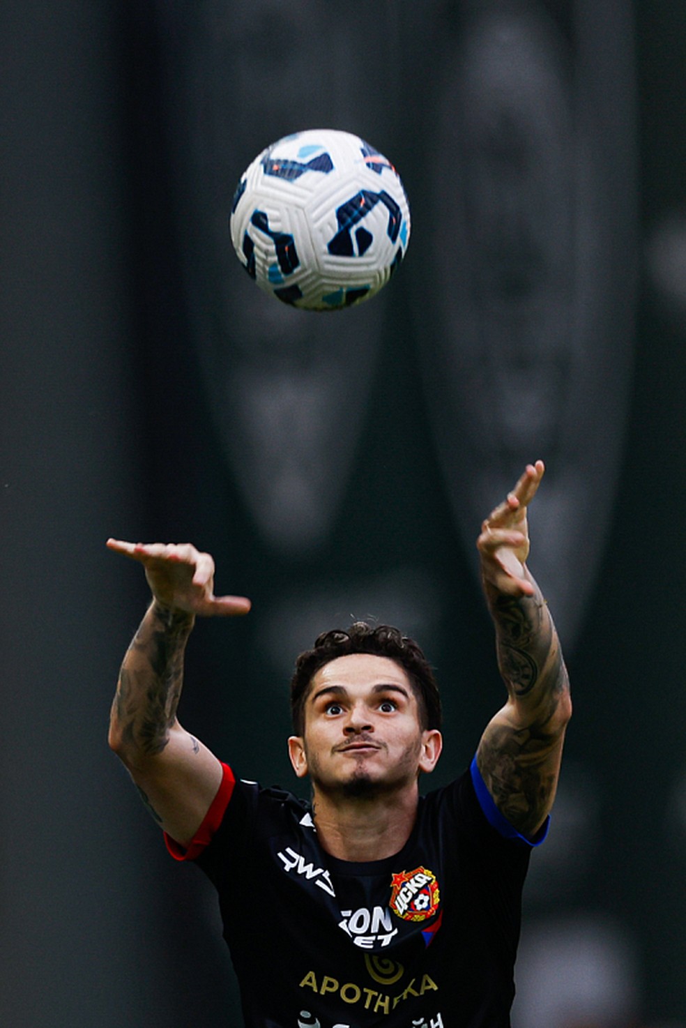 Khellven em ao pelo CSKA, da Rssia  Foto: Aksenova A./Divulgao