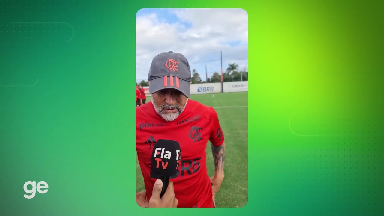 Sampaoli, sobre visita &agrave; base do Flamengo: 'Experi&ecirc;ncia &uacute;nica para mim'