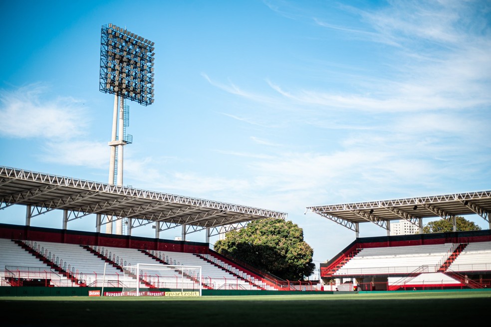 Atlético-GO e Bahia se enfrentam no Antônio Accioly — Foto: Leandro Amorim/Vasco