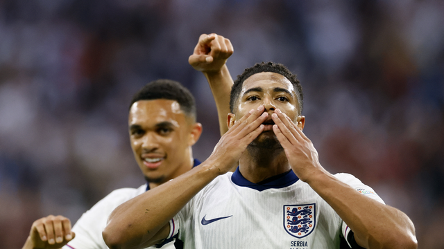 Bellingham gol Inglaterra Sérvia