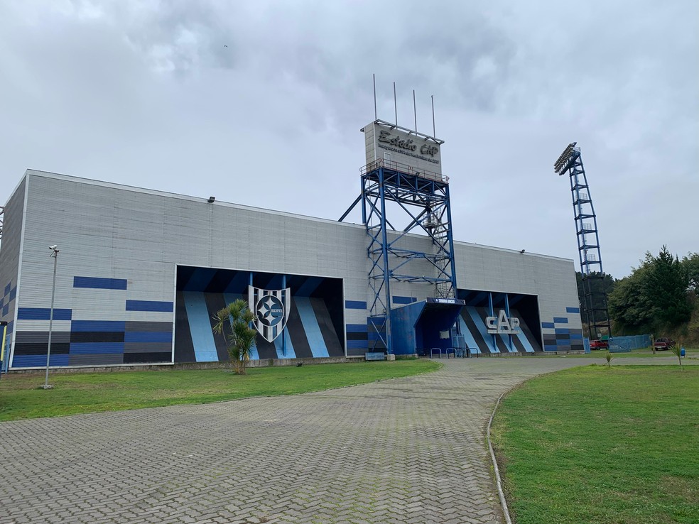 Estádio CAP, do Huachipato — Foto: João Victor Teixeira