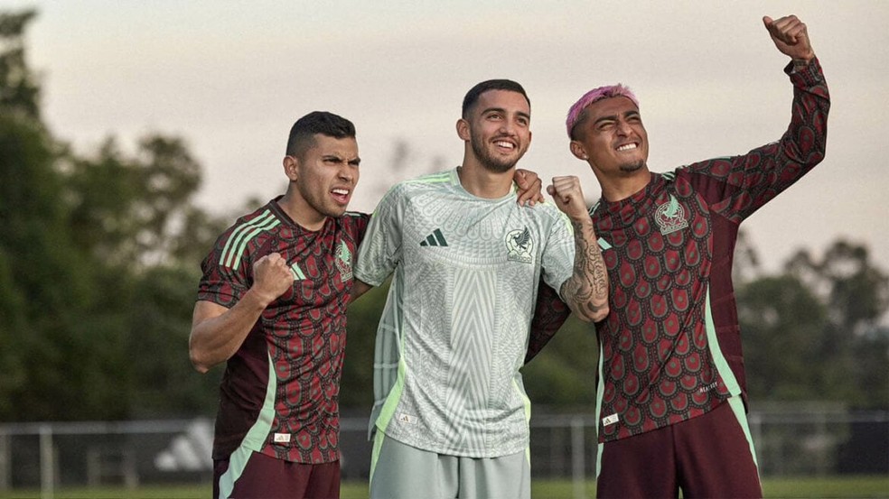 Camisa do México — Foto: Divulgação/México
