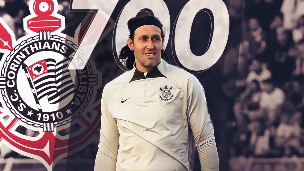 Cássio vai completar 700 jogos com a camisa do Corinthians nesta quarta-feira  — Foto: infoesporte