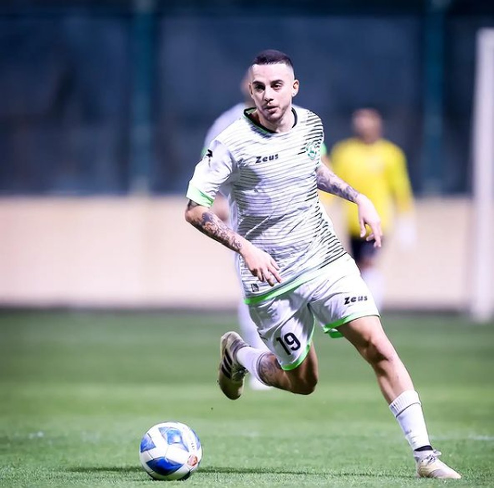 Gabriel Vasconcelos em atuação pelo Bahrein SC — Foto: Arquivo Pessoal