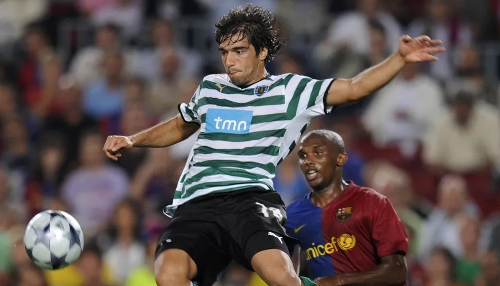 Abel Ferreira - Sporting x Barcelona — Foto: LLUIS GENE / AFP