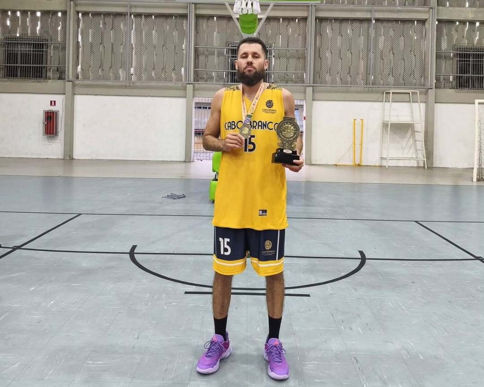 Emmanuel Victor, sergipano da seleção brasileira Master 35+ de basquete — Foto: Arquivo pessoal