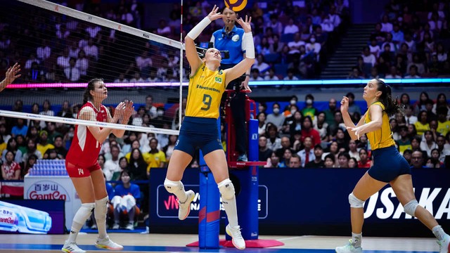 Brasil x Polônia pela Liga das Nações Feminina de Vôlei