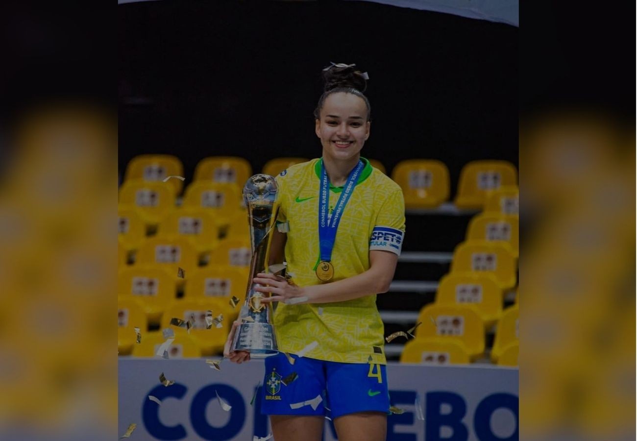 De capitã ao título: tocantinense é campeã Sul-Americana com a Seleção Sub-20 de Futsal