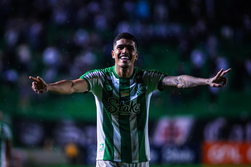 Lucas Barbosa é o artilheiro do Juventude na temporada com 13 gols marcados — Foto: Fernando Alves/E.C Juventude