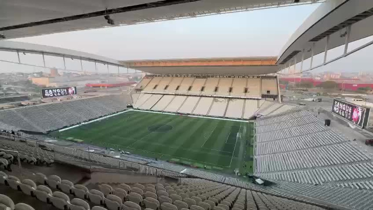 Veja como está o gramado da Neo Química, do Corinthians, após jogojogos online de ganhar dinheirofutebol americano