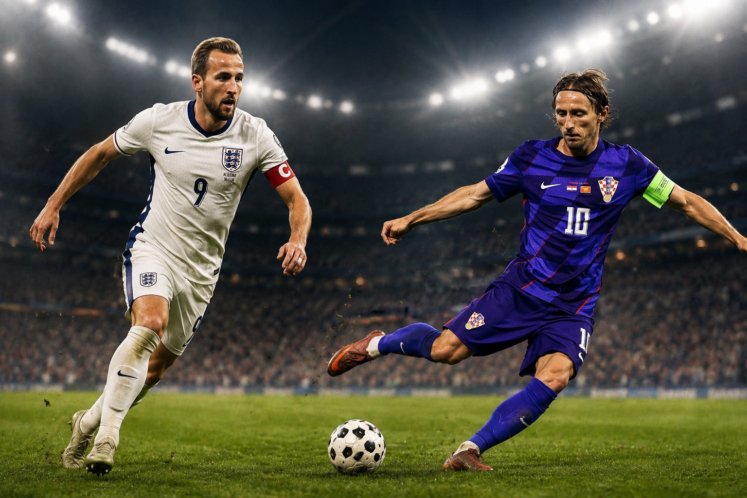 Duelo épico: Kane e Modric se encontram na Copa do Mundo de 2026