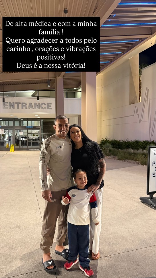 Raoni Barcelos se recupera de mal súbito e recebe alta de hospital em Las Vegas