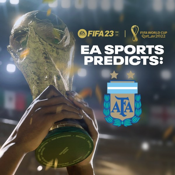 Copa 2022: FIFA 23 prevê Argentina campeã em final contra o Brasil
