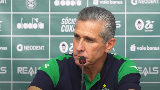 Coritiba: Jorginho não joga a toalha, mas aponta acesso como "milagre"