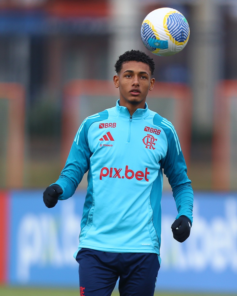 João Victor em pré-temporada com Flamengo nos EUA — Foto: Gilvan de Souza / Flamengo