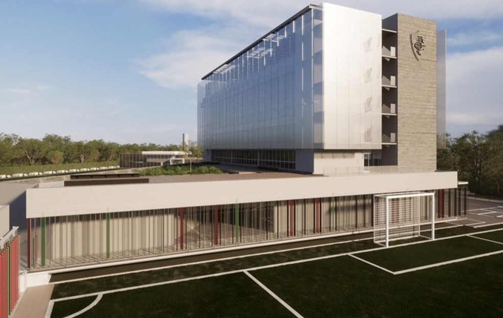 Projeto da reforma do CT Carlos Castilho — Foto: Reprodução