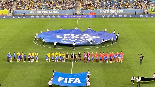 Brasil x Coreia do Sul na Arena Pantanal
