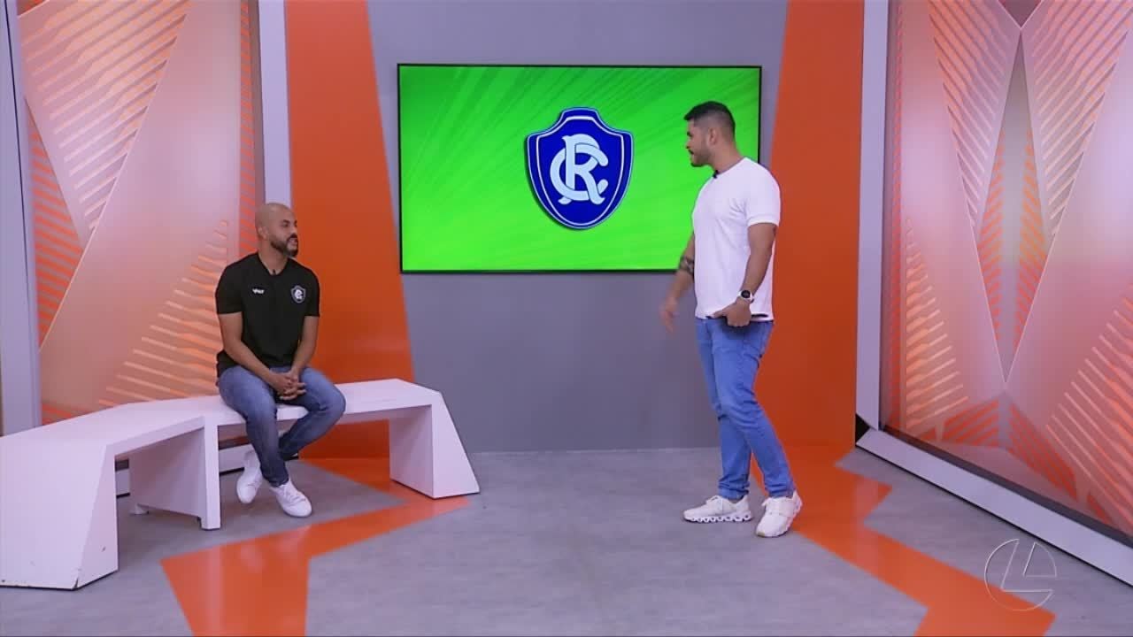 Atacante Ytalo, do Remo, ao vivo no ge/Pará