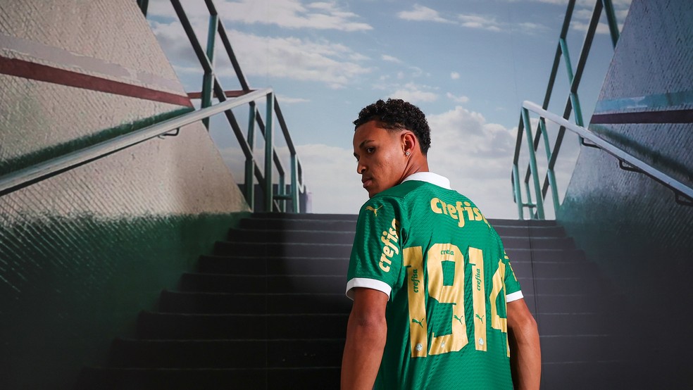 Lázaro é anunciado como reforço do Palmeiras — Foto: Divulgação