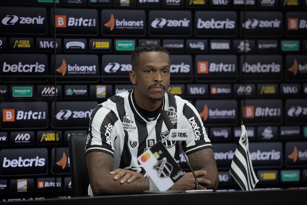 Jô disputou a Série A 2022 pelo Ceará — Foto: Felipe Santos / Ceará SC