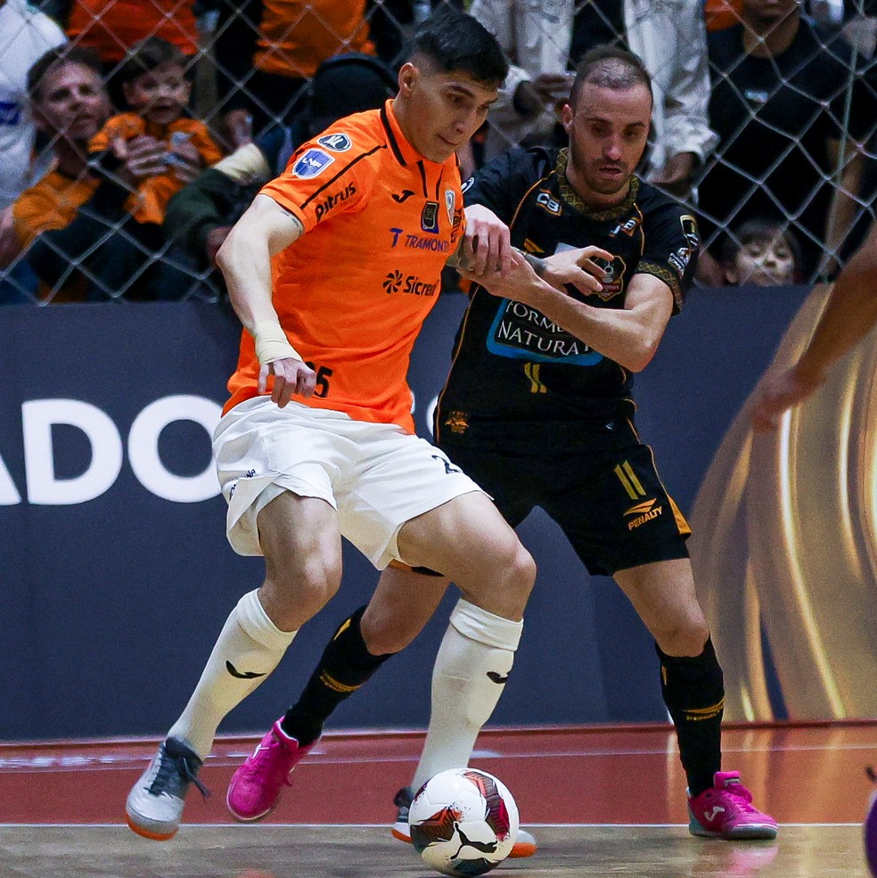 Carlos Barbosa x Sorocaba, Dieguinho, final da Libertadores de Futsal — Foto: Divulgação/Conmebol
