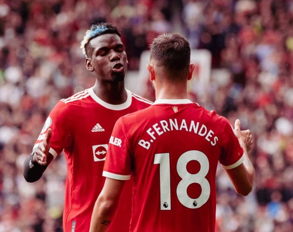 Manchester United empata com 'bis' de Bruno Fernandes e sem
