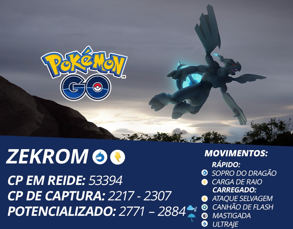 Guia completo para capturar o poderoso Zekrom em Pokémon GO
