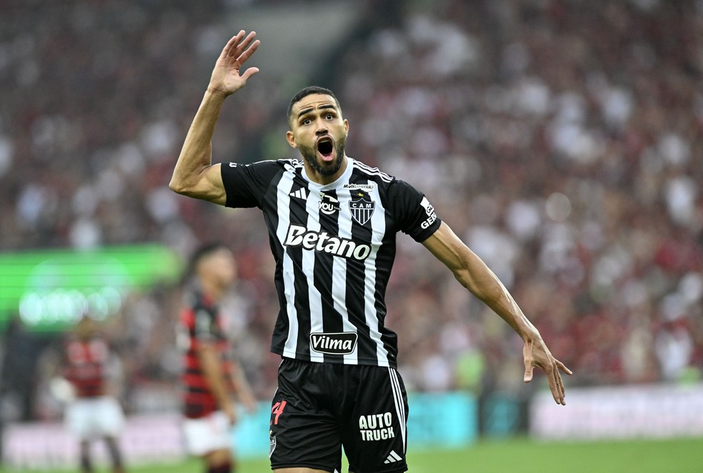 Allan Kardec gol Atlético Mineiro contra o Flamengo final Copa do Brasil 2024 — Foto: André Durão
