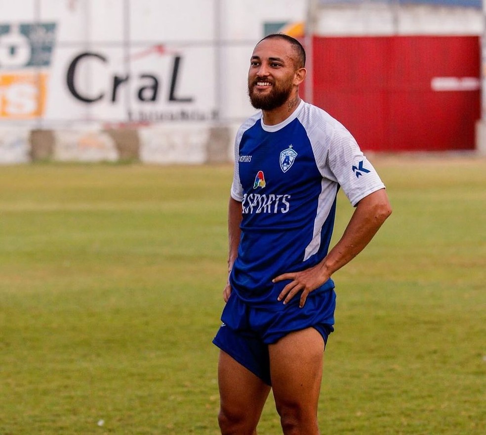 Felipe Sousa foi campeão da Segundona com o Atlético-PB em 2023 — Foto: Kioshi Abreu/Atlético-PB