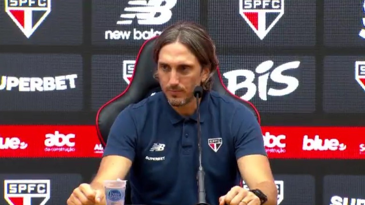 Confira a coletiva do técnico Luis Zubeldía após a vitória do São Paulo sobre o Flamengo