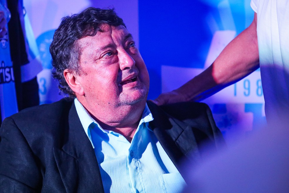 César, autor do gol do título do Grêmio na Libertadores em 1983 — Foto: Morgana Schuh/Grêmio