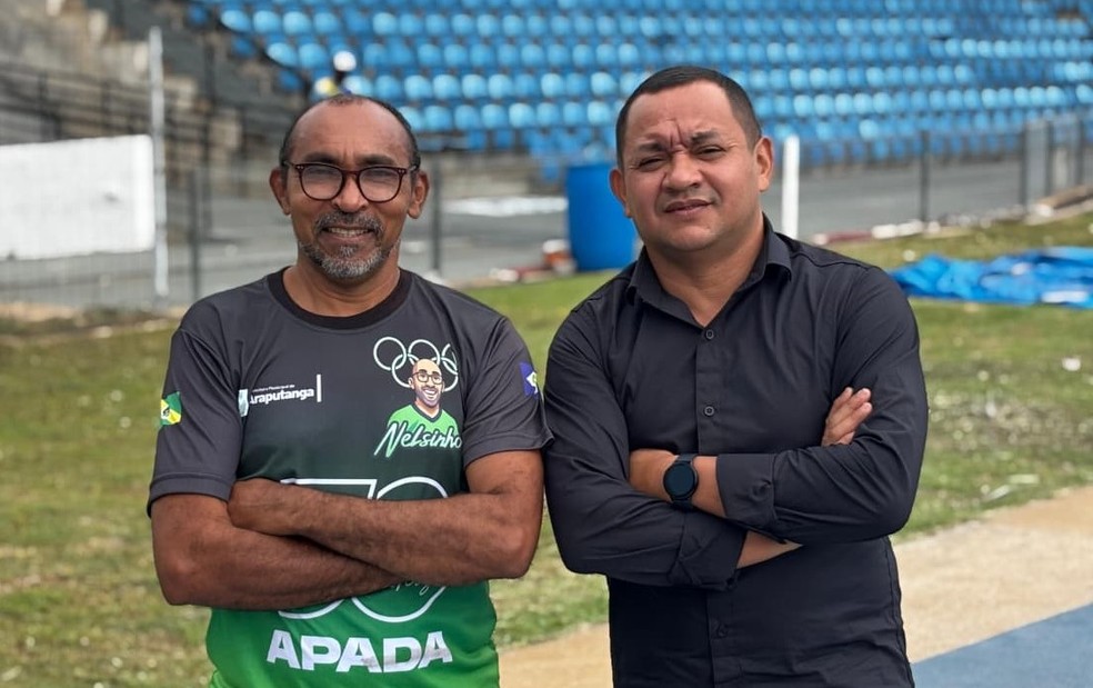 O vice-presidente Nelson Ramos e Vicente Lenílson — Foto: Divulgação