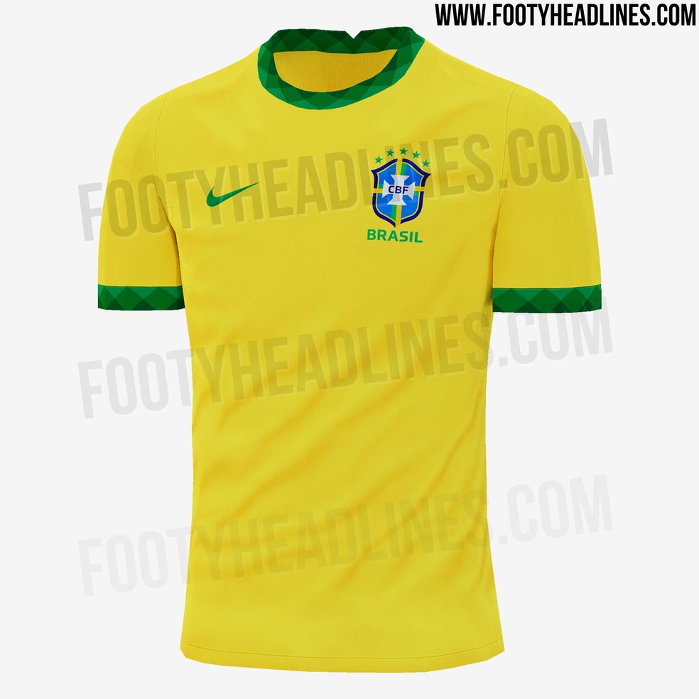 Camisa Brasil Classic Amarela - Amarelo