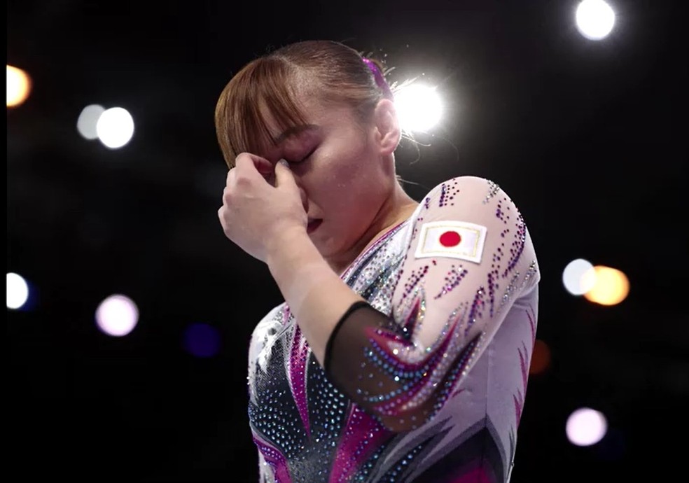 Ginasta Shoko Miyara não participará das Olimpíadas de Paris — Foto: Reuters