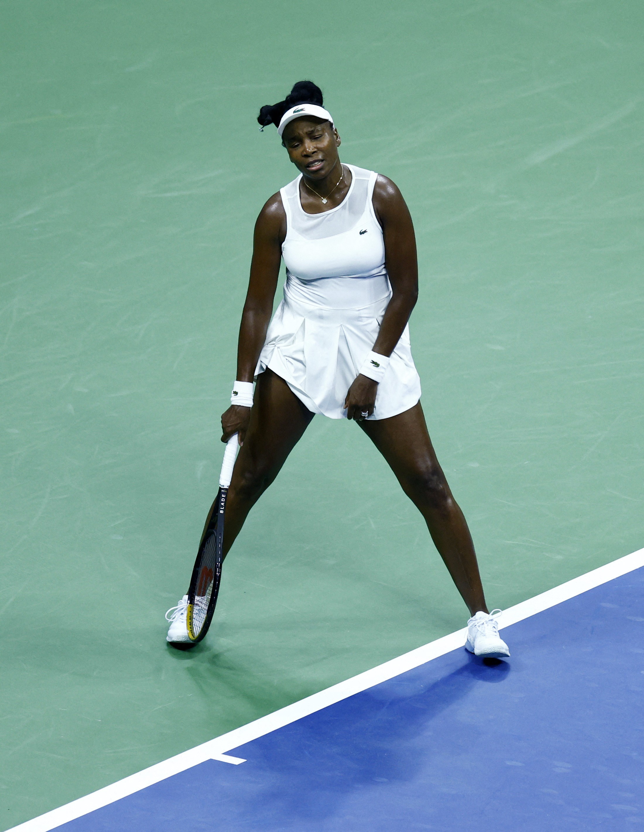 Venus Williams durante partida do US Open