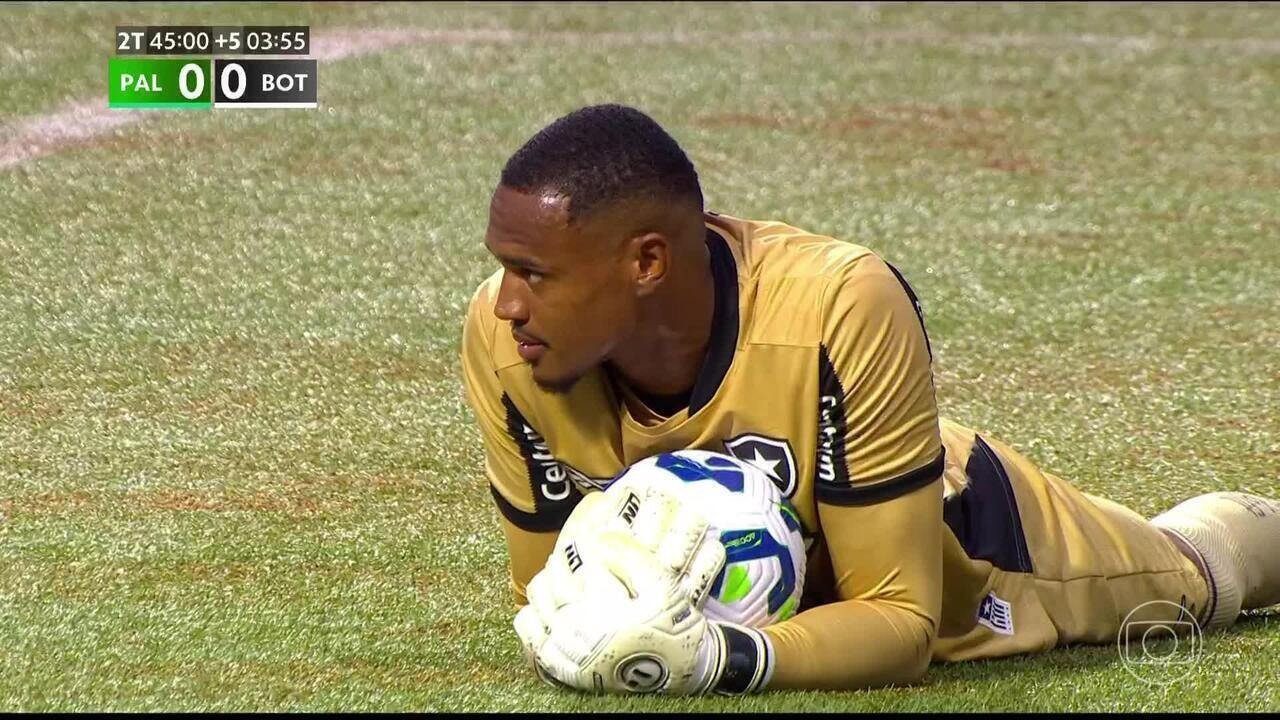 Árbitro Atrasa Contagem em Palmeiras x Botafogo, John Demora na Reposição