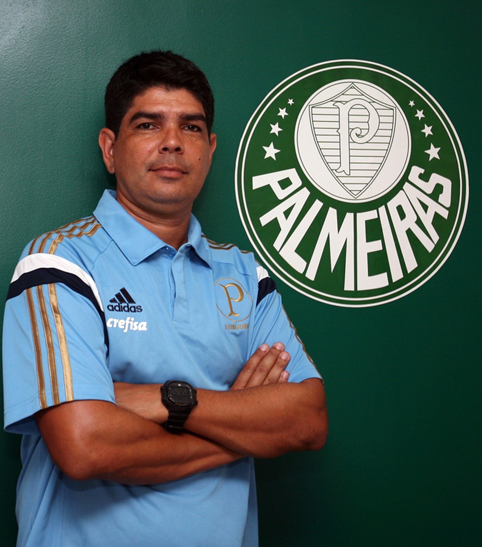 Marcos Valadares na época do sub-20 do Palmeiras — Foto: Divulgação